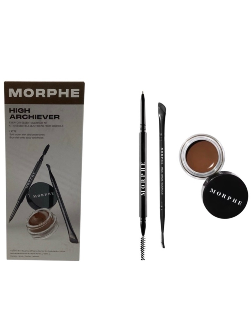 Morphe High Archiever Everyday Essentials Brow Kit (Latte) (NWT)